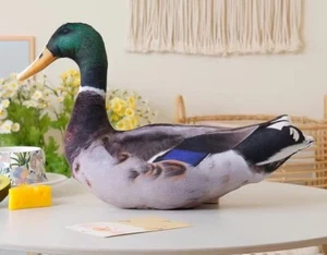 Duck Bird Printed Pillow 15" Stuffed Animal Plush Toys Toddler Doll Kids Gifts - Picture 1 of 4