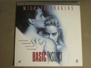 BASIC INSTINCT (1992) LASERDISC PAUL VERHOEVEN MICHAEL DOUGLAS SHARON STONE NM - Picture 1 of 6