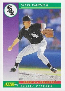 Steve Wapnick 1992 Score #863 Chicago White Sox