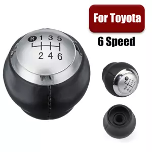 6 Speed Car Gear Shift Knob Gaiter Boot For Toyota Corolla Aygo Yaris Rav4 Auris - Picture 1 of 5