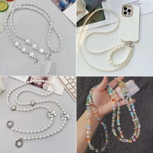 Hanging Decoration Beaded Phone Strap Anti-lost Phone Anti Loss Lanyard Doll - Zdjęcie 1 z 8