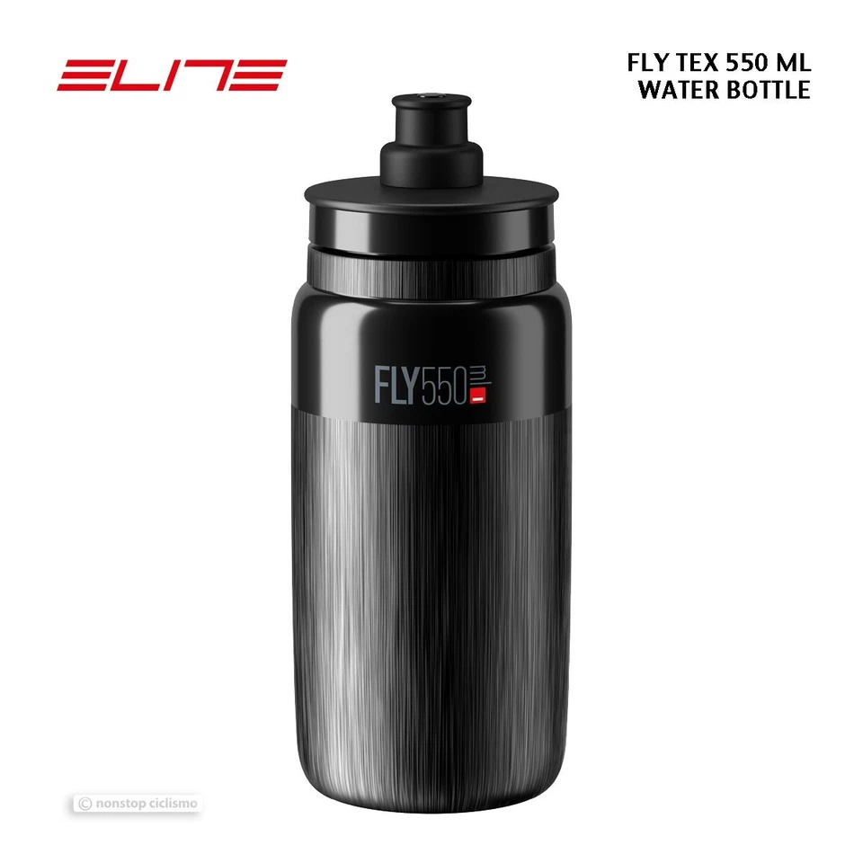 Elite FLY TEX Water Bottle BPA Free : BLACK 550 ml - Image 1 of 1