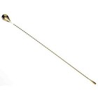Mercer Culinary M37014GD Barfly 19.6" Stainless Steel Weighted Classic Bar Spoon