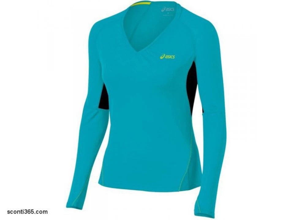 Asics Maglia Women's Fuji LS Top, Art. 114424-8065 (Artic Aqua) - Imagen 1 de 1