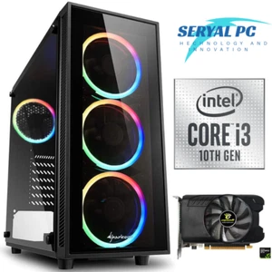 GAMING PC I3-10100F 4,30GHz SSD M.2 240GB RAM 16GB NVIDIA GT1030 WLAN WIN.11 - Bild 1 von 8