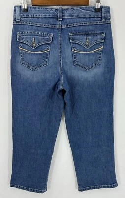 Code Bleu Brigitte Women's Denim Capri Pants Actual: 32X23 - Image 1 of 4