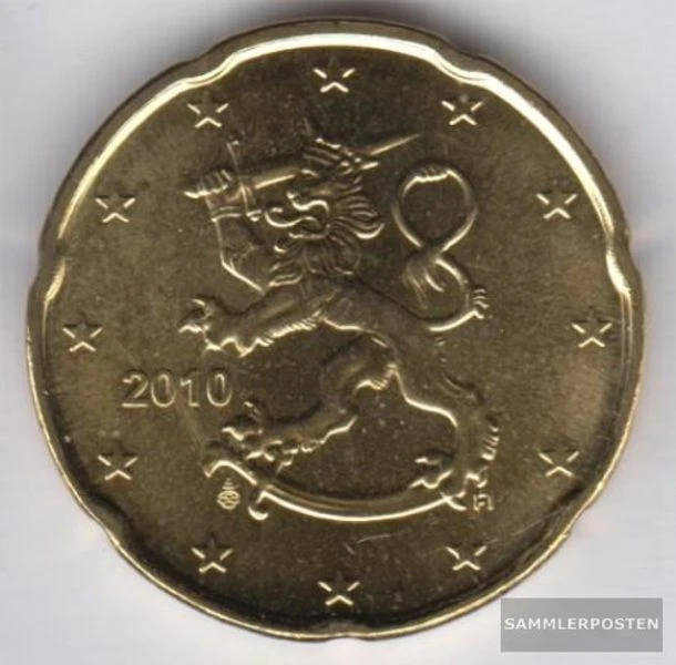Finland FIN 5 2010 BU 2010 Kursmünze 20 cent - Image 1 of 1