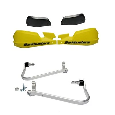 Guardamanos amarillo BarkBusters VPS y montaje en dos puntos Honda VFR1200 2012 - 2021 Foto 1 de 4