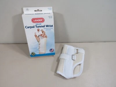 Nueva pulsera Leader mano izquierda grande túnel carpiano de lujo nunca usada en caja Foto 1 de 4