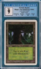 Forest (C Dark Tree) Unlimited MINT Graded CGC 9 CARD (3789604080) ABUGames