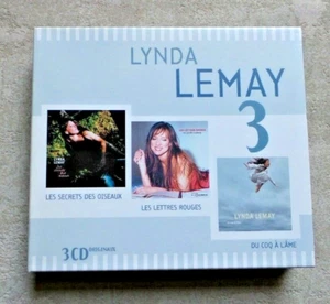 COFFRET CD LYNDA LEMAY "LES SECRETS DES OISEAUX / LETTRES ROUGES/ DU COQ A L'AME - Picture 1 of 5