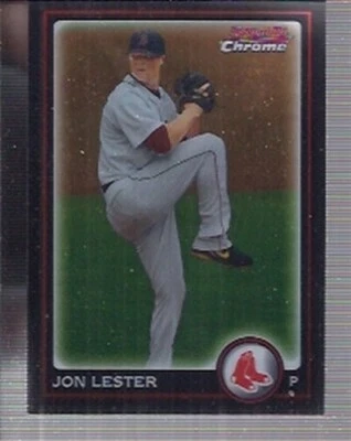 2010 Bowman Chrome #82 Jon Lester - Image 1 of 2