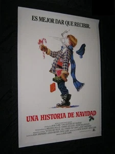 Orig Advance CHRISTMAS STORY British Printed for Spanish Countries LINENBACKED!! - Picture 1 of 1