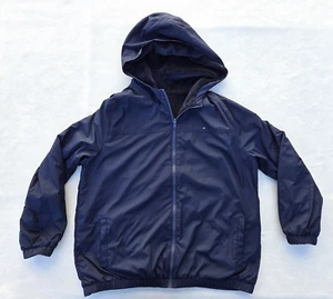 Tommy Hilfiger Women's Reversible Hooded Jacket Size XXL Navy Blue EUC - Picture 1 of 9