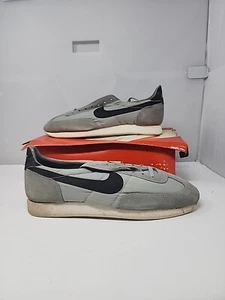 RARE Vintage NIKE Bravo Sneaker 15612 Gray Shoes 1980s Size 13 With Box *READ* - Picture 1 of 14