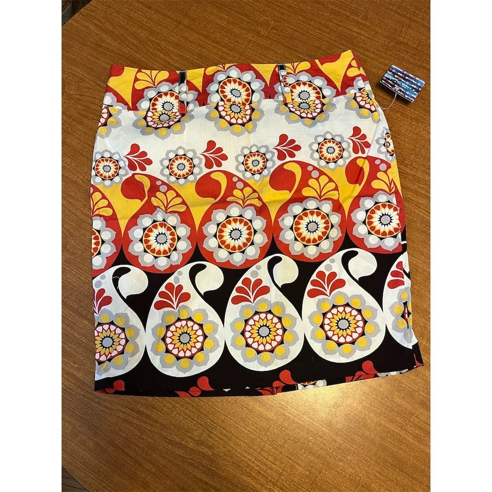 Heart Soul Women's Paisley Floral Print Pencil Skirt Size 11 Multicolor - Image 1 of 4