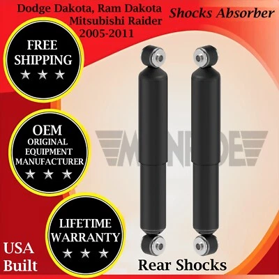 Amortiguadores traseros Monroe OEM para Dodge Dakota/RAM Dakota/Mitsubishi Raider 2005-2011 Foto 1 de 4