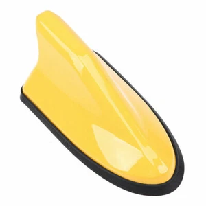 Gelb Universal Auto Haifischflosse Dachantenne Radio FM/AM Signalantennen passt BMW - Bild 1 von 10