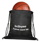 Drawstring Basketball Bag, Ball Equipment Foldable Backpack for Carrying 