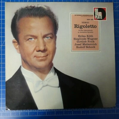 Verdi Rigoletto Querschnitt Köth Frick Schock Die Volksplatte SMVP 8006 LP332 - Bild 1 von 2