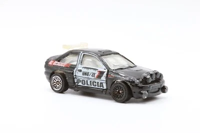 Vintage 1996 Hot Wheels Police Escort Rally Uno Ze Policia Police Diecast Ford - Image 1 of 4