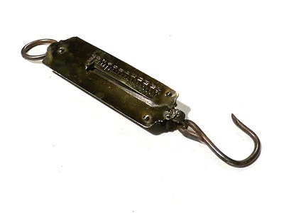 Outil ancien beau peson acier et laiton 20 Kg  XXème  - Photo 1/4