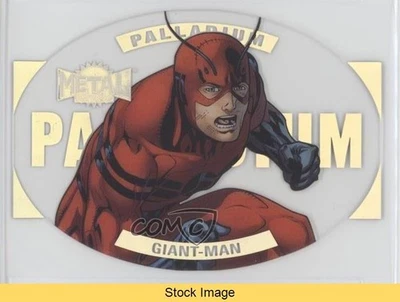 2024 Skybox Marvel Metal Universe Avengers Palladium Giant-Man #P-4 READ - Image 1 of 3