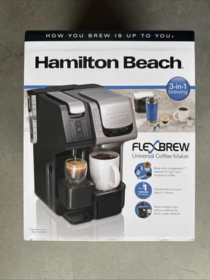 Hamilton Beach FlexBrew Trio cafetera de 2 vías máquina de café espresso K-Cup 49930 Foto 1 de 4