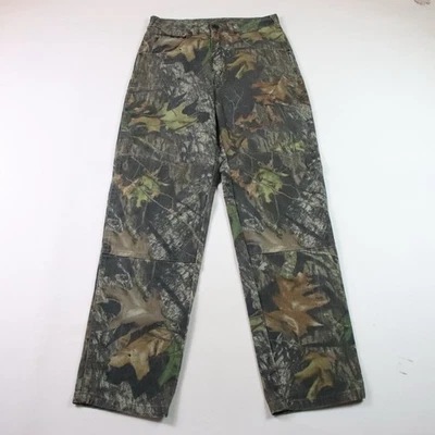 Vtg Mossy Oak Jeans Mens 30x32 Field Staff Camo Hunting Relaxed Pants - Image 1 of 4