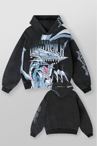 Youngla Yugioh - (XL) - 5008- Blue Eyes White Dragon Hoodie - Picture 1 of 2