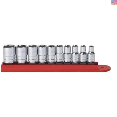 Complete 10-Piece 1/4-Inch Drive Socket Set for Professionals and DIYers - Image 1 of 3