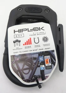Hiplok Lock DXF D/U  with Frame Bracket  Max Security 14mm Hardened Shackle h - Picture 1 of 12