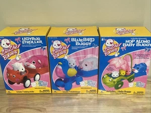 (3) Zhu Zhu Babies Play-sets Bluebird Buggie, Ladybug Stroller, Hop Along Buggy - Picture 1 of 4