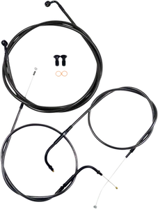 LA CHOPPERS Handlebar Cable/Brake Line Kit - 15" - 17" Ape Hanger HD Dyna - Picture 1 of 1