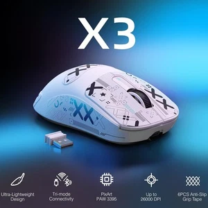 Souris de jeu sans fil légère - Photo 1/12