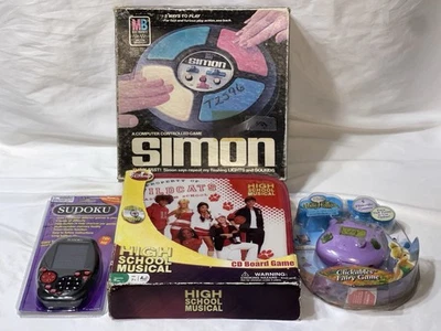 Game Night Bundle – Simon, Sudoku, High School Musical, Tinker Bell – Mixed Lot - Image 1 of 4