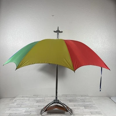 Bastón de tiro vintage con paraguas hecho en Inglaterra. Leer Foto 1 de 4