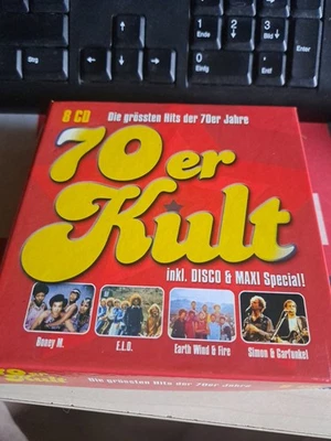 70er Kult - 8 CD-Box   -KULT - 70er  - CD 1 fehlt - Bild 1 von 4
