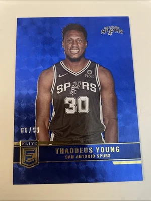 Donruss Elite 2021-22 azul/99 Thaddeus Young #153 Foto 1 de 2