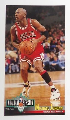 Chicago Bulls 1993-94 Fleer NBA Jam Session #33 Michael Jordan HOF FREE SHIPPING - Image 1 of 3