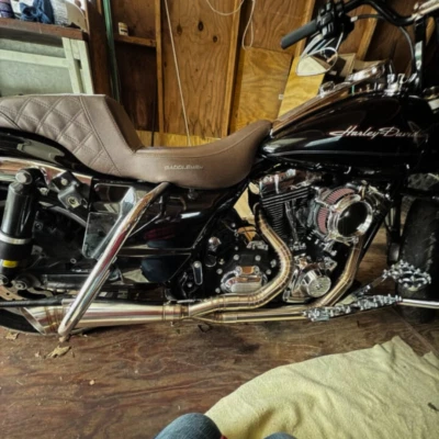 2-1 Megaphone | Exhaust for Harley Touring Bagger 1995–2016 Pipe|| - Image 1 of 4