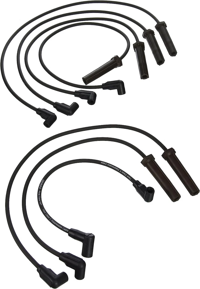 Juego de cables de encendido Prestolite ProConnect 116011 negro profesional grado O.E Foto 1 de 1