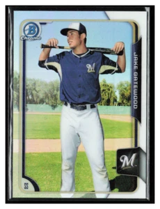 2015 Bowman Draft Chrome Refractor #104 Jake Gatewood - Picture 1 of 2