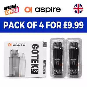 Aspire Gotek X Replacement Pods 0.8 ohm Pk of 2 - For Gotex S & X Vape Kits - Picture 1 of 11