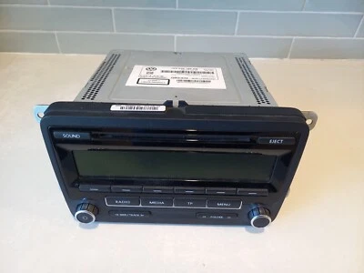Delphi GRO-633 1k0 035 186 AN Volkswagen Car Radio Stereo 5004 28326065 Tested  - Image 1 of 4