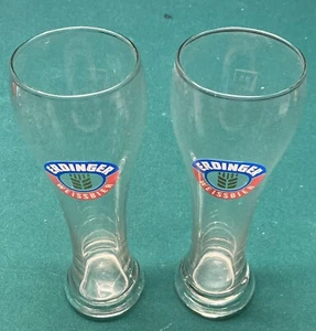 Erdinger Weissbier 0.5 L Tall Beer Glasses. (Set of 2 Glasses) Rastal. Brand New - Picture 1 of 3
