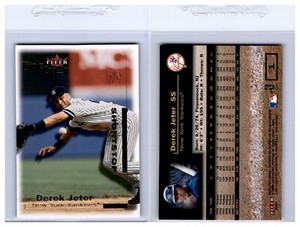 2001 Fleer Triple Crown DEREK JETER #1 New York Yankees