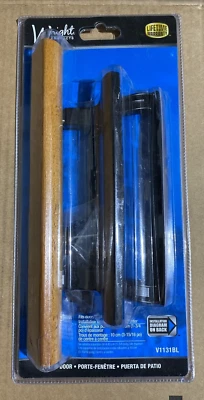 WRIGHT PRODUCTS V1131BL Mortise Patio Door Handles, Black - Image 1 of 3