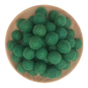 15mm 5/8inch Felt Wool Beads Balls Pom Pom Handmade DIY for Craft Garland Dre... - Picture 1 of 1