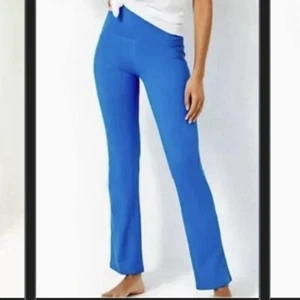 Lilly Pulitzer Luxletic Women’s Carpe Vita Flare Legging In Blue Tang Size XL - Picture 1 of 9